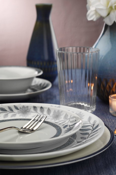 Hermia Juego de Cena de Porcelana de 24 Piezas
